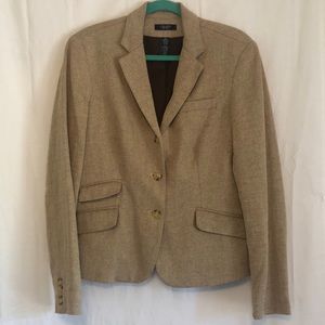 Chaps Linen & Cotton Fully Lined Blazer, size 14